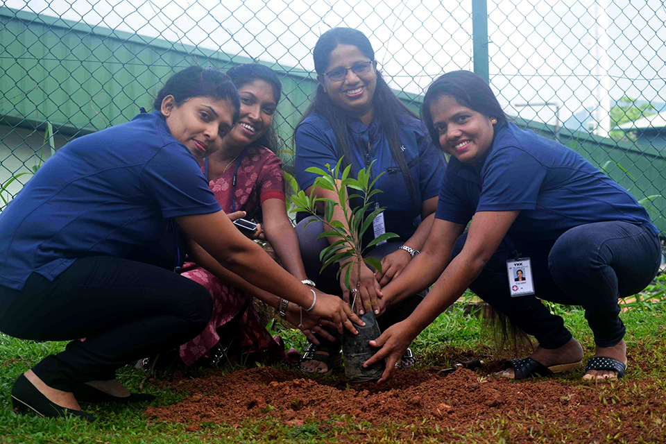 Tree Planting Day By Ykk Asia Group Planting Trees For A Better Future