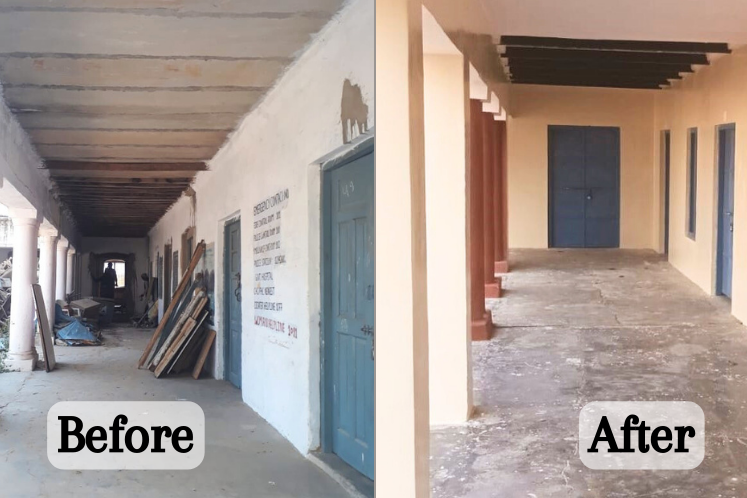 YKK IDN School Renovation - Hallway