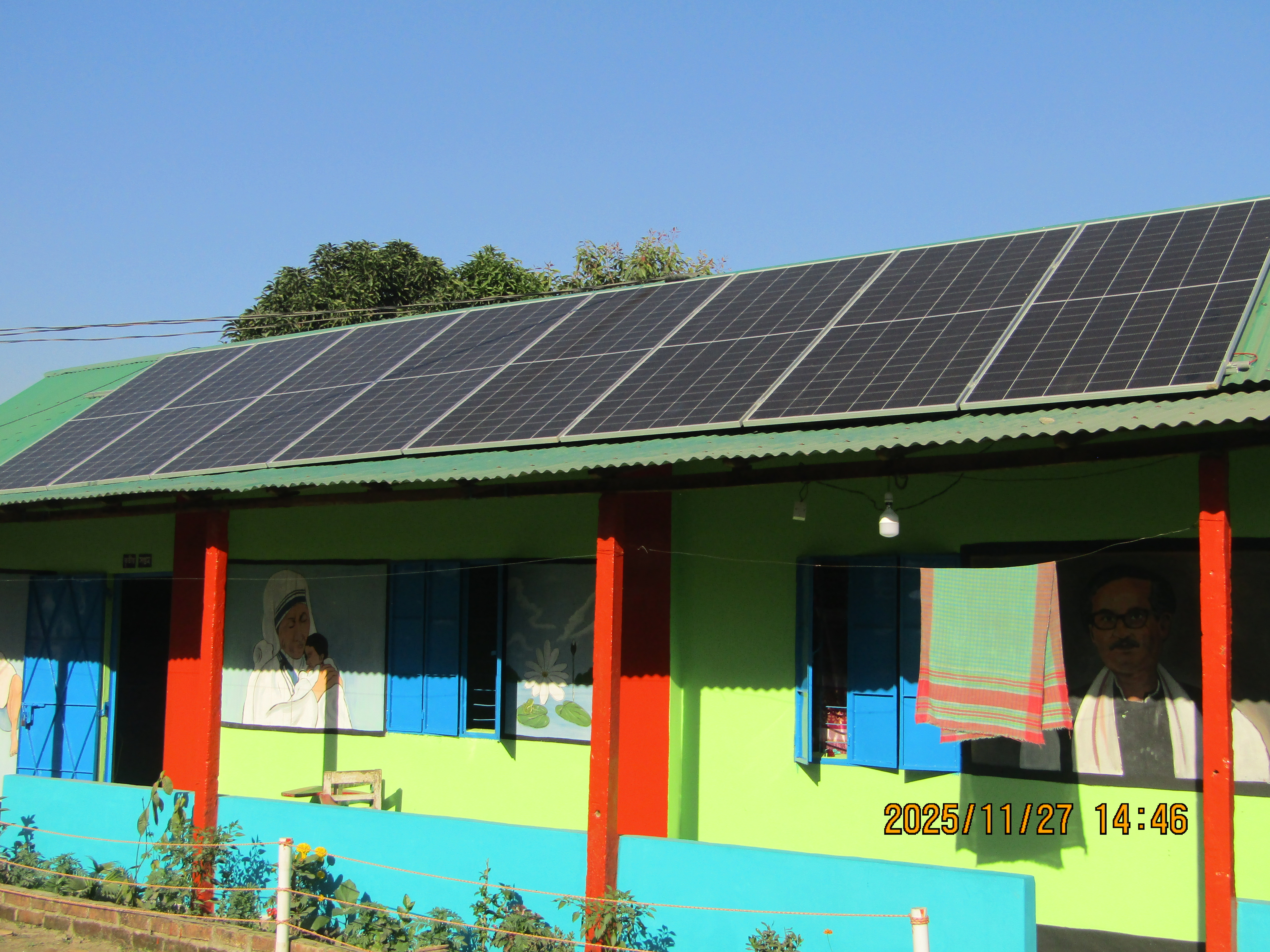IMG_4858 installed solar panels at new hope education center