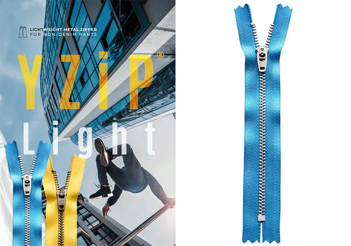 yzip light yzip-light leaflet and zipper image